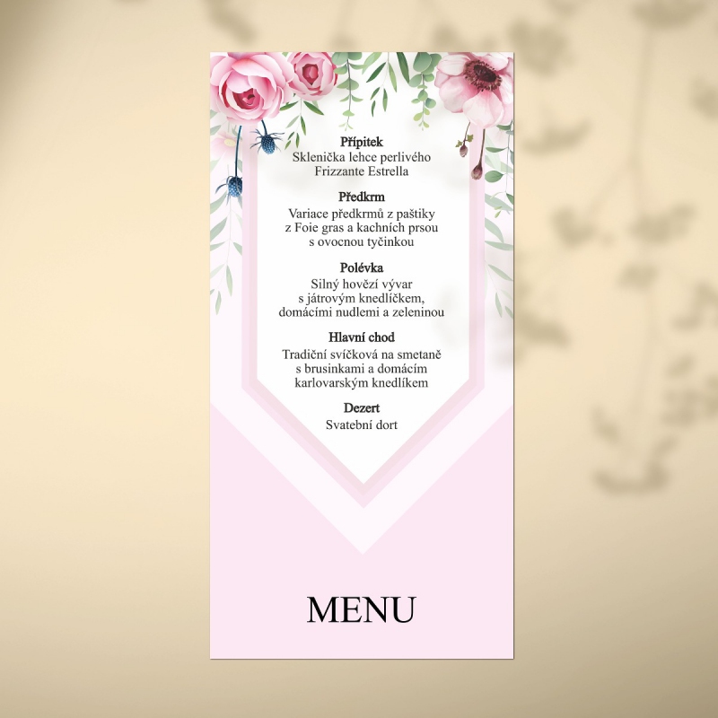Svatební menu FO1306m