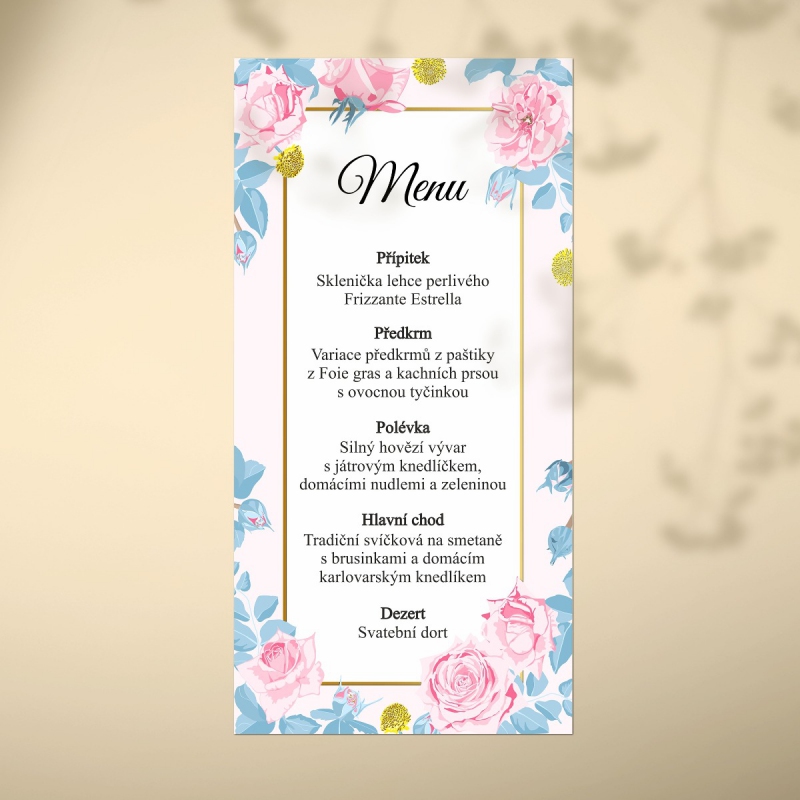Svatební menu FO1326m