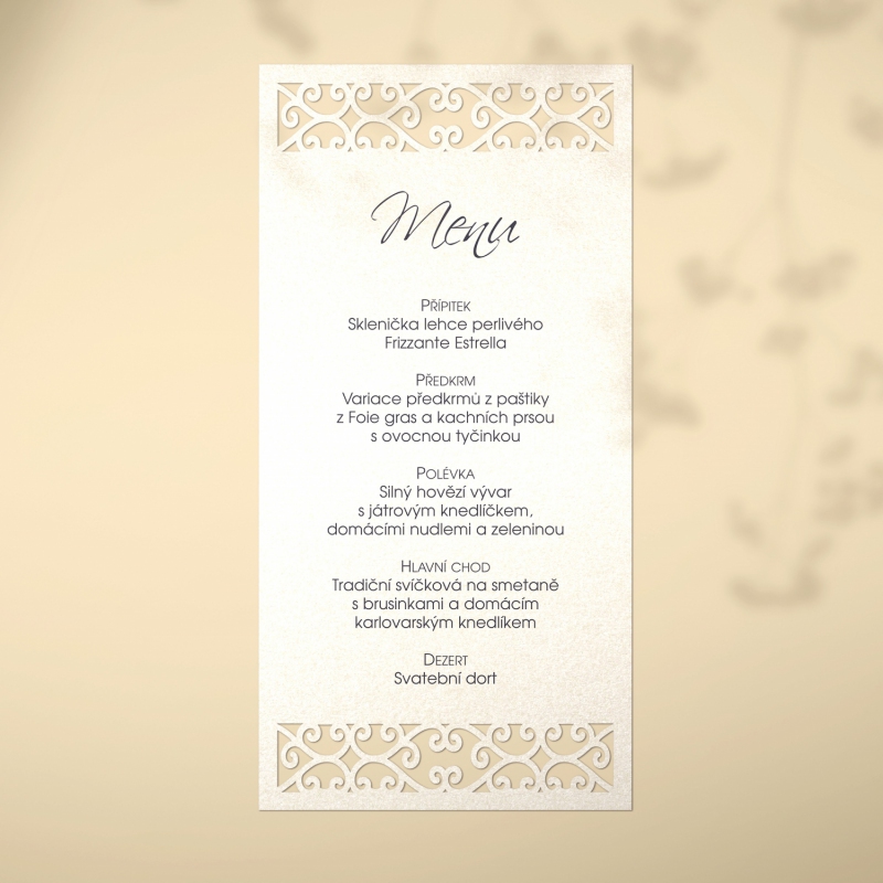 Svatební menu L2108m