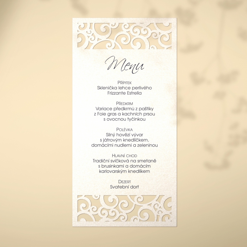 Svatební menu L2112m