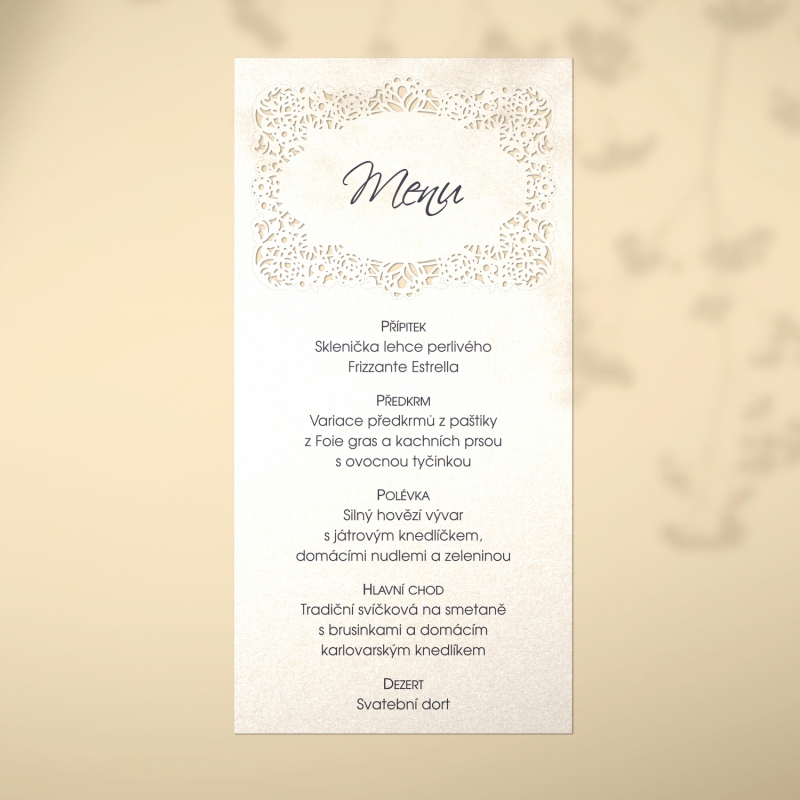 Svatební menu L2157m