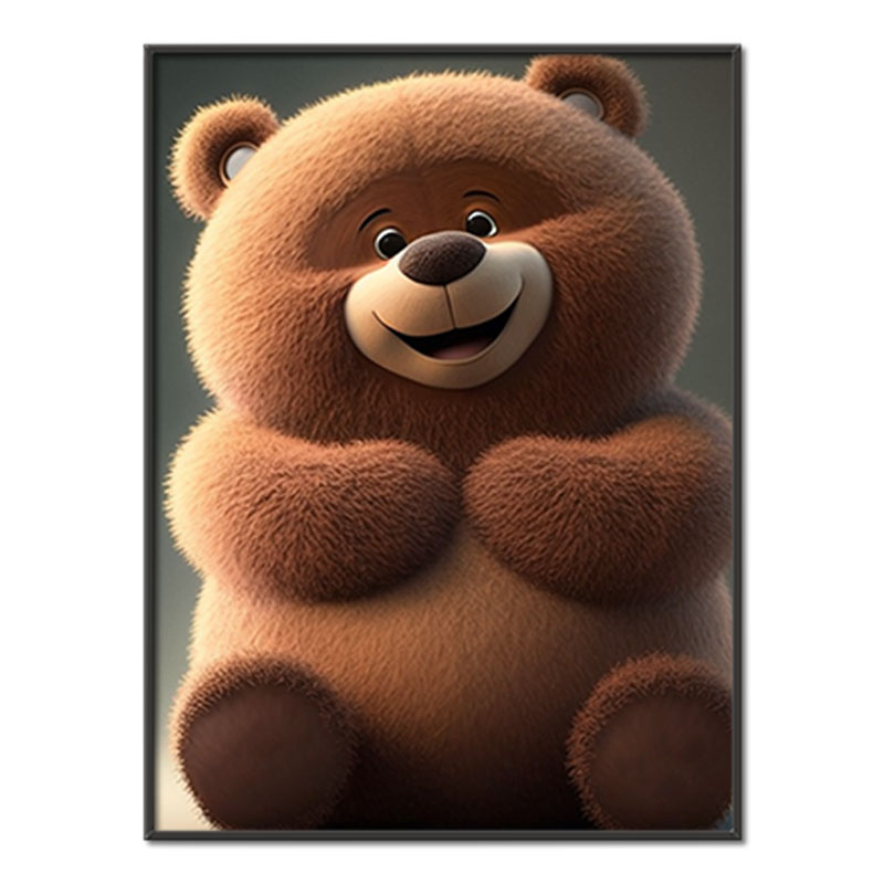 Roztomilý animovaný medvěd