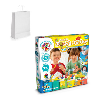 Modeling Dough Factory Kit III. Vzdělávací hra dodáváno s dárkovou taškou z kraftového papíru (100 g/m²)