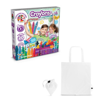 Crayon Factory Kit II. Vzdělávací hra dodáváno se skládací dárkovou taškou 190T