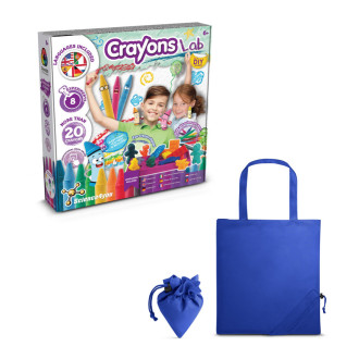 Crayon Factory Kit II. Vzdělávací hra dodáváno se skládací dárkovou taškou 190T