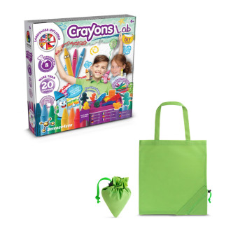 Crayon Factory Kit II. Vzdělávací hra dodáváno se skládací dárkovou taškou 190T