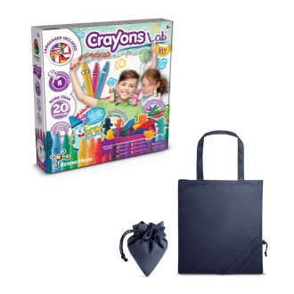 Crayon Factory Kit II. Vzdělávací hra dodáváno se skládací dárkovou taškou 190T