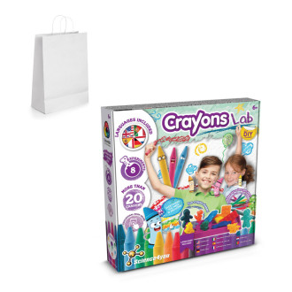 Crayon Factory Kit III. Vzdělávací hra dodáváno s dárkovou taškou z kraftového papíru (100 g/m²)