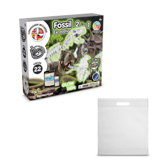 2 in 1 Fossil Excavation Kit IV. Vzdělávací hra dodáváno s dárkovým sáčkem z netkané textilie (80 g/m²)