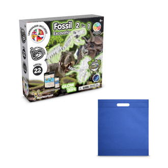 2 in 1 Fossil Excavation Kit IV. Vzdělávací hra dodáváno s dárkovým sáčkem z netkané textilie (80 g/m²)