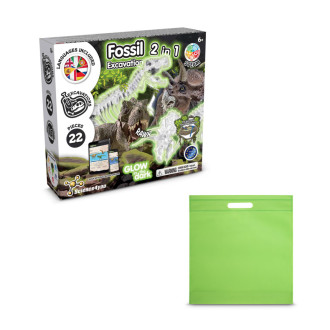 2 in 1 Fossil Excavation Kit IV. Vzdělávací hra dodáváno s dárkovým sáčkem z netkané textilie (80 g/m²)