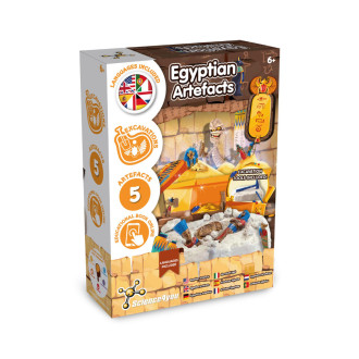 Ancient Egypt Excavation Kit II. Vzdělávací hra dodáváno s dárkovou taškou z kraftového papíru (90 g/m²)