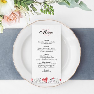 Svatební menu KL1820m