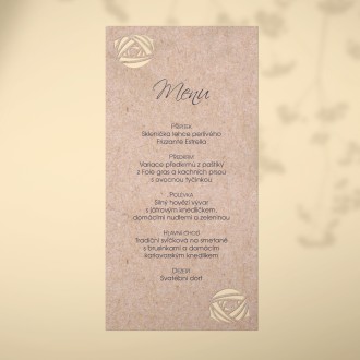 Svatební menu L2135m