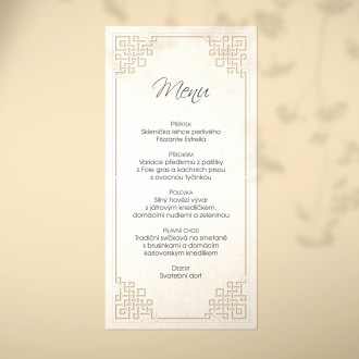 Svatební menu L2145m