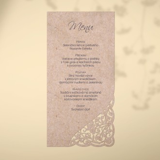 Svatební menu L2147m