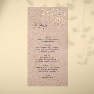 Svatební menu L2159m