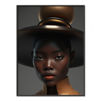 Modelka v klobouku 4
