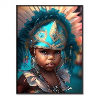 Dítě v karnevalové masce 2