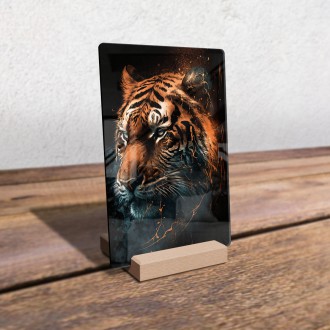 Akrylové sklo Hlava tygra