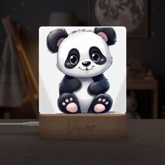 Dětská lampička Kreslená Panda