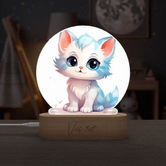 Dětská lampička Kreslená Kočka