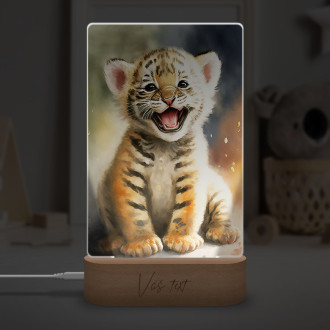 Lampa Akvarelový tygr